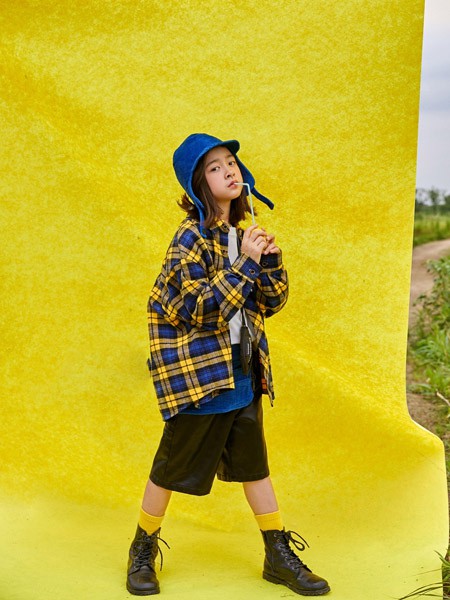 拉酷儿2020秋冬季红色格子衬衫