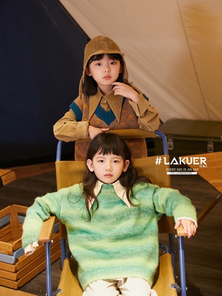 拉酷儿2020秋冬季拼色撞色毛衣