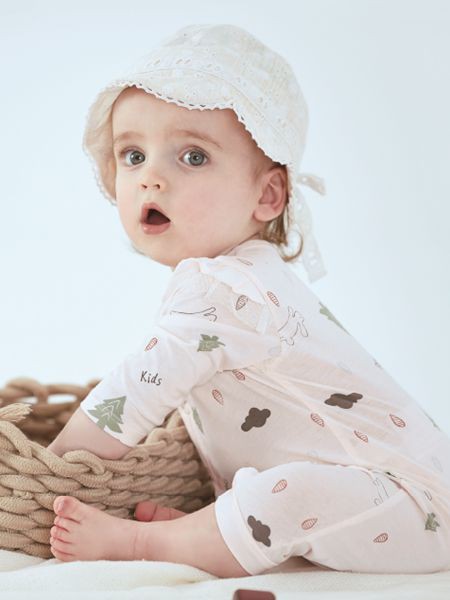 衣拉拉2020春夏季白色印花连体衣