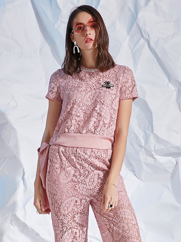 卡布依2020春夏季肤色纯色套装