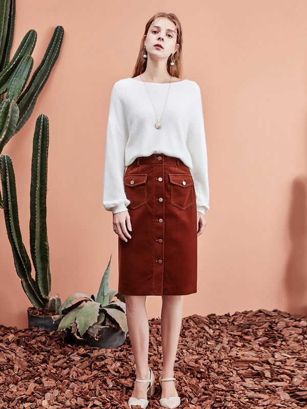 佳人苑2020秋季白色纯色上衣