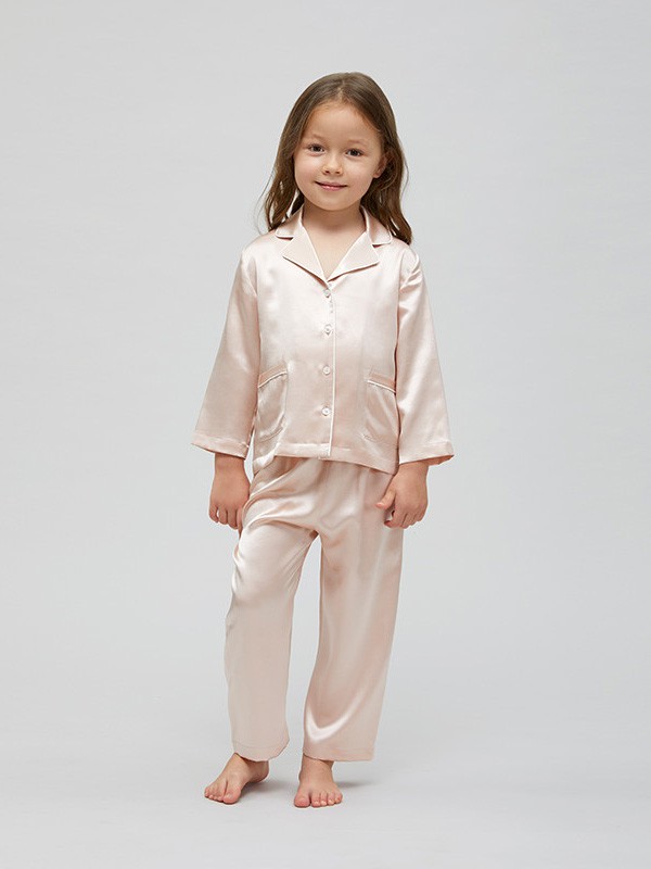 曼尼陀2020春夏季粉色纯色睡衣套装