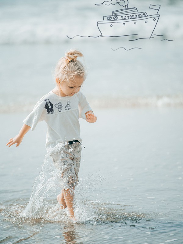 辣妈当家2020春夏季白色印花T恤