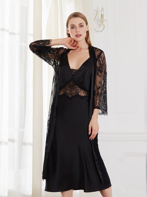 莱特妮丝内衣2020春夏季黑色透视时尚内衣