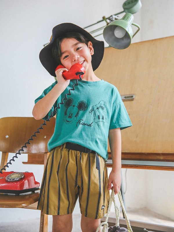 马丘比丘2020春夏季绿色印花T恤