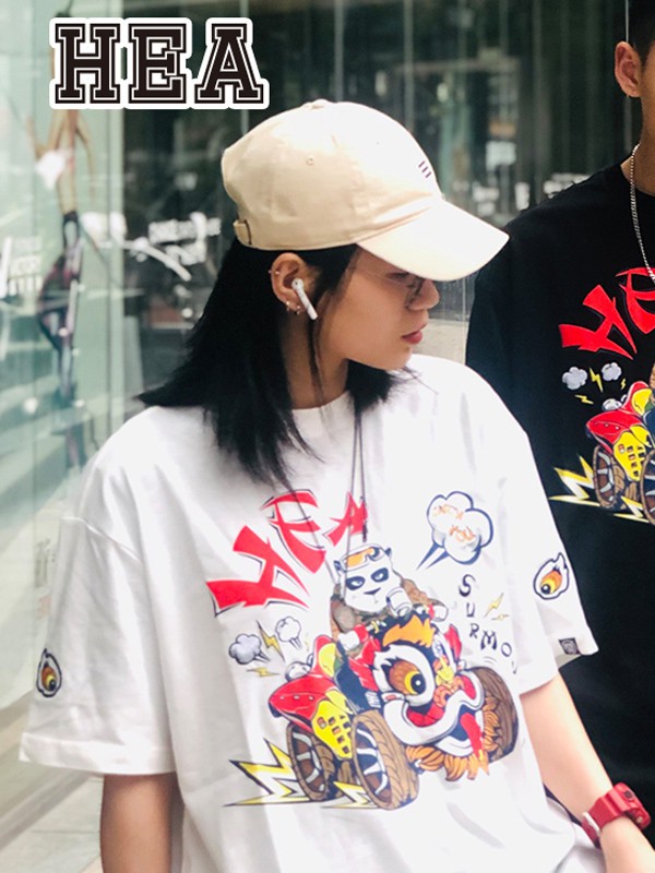 HEA2020春夏季白色印花T恤