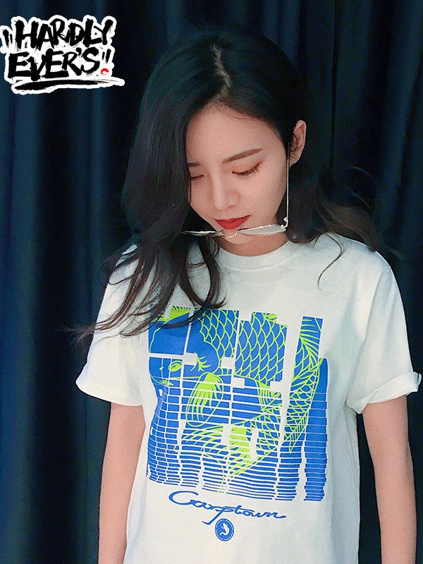 HEA2020春夏季白色印花T恤