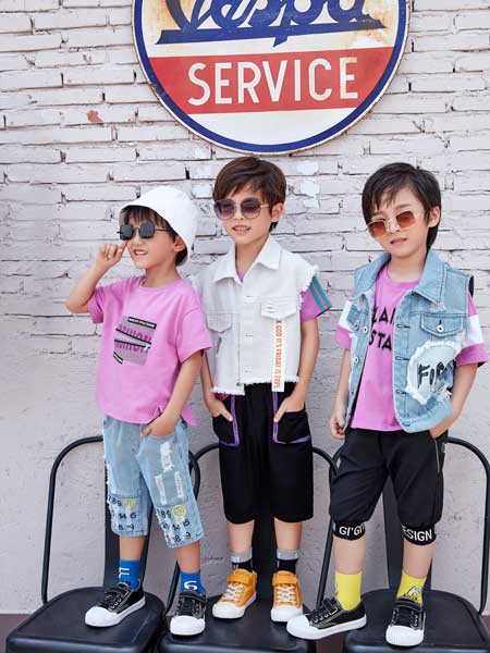 棣仔2020春夏季紫色印花T恤