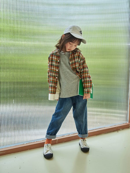 哈沐2020秋冬季棕色格子衬衫