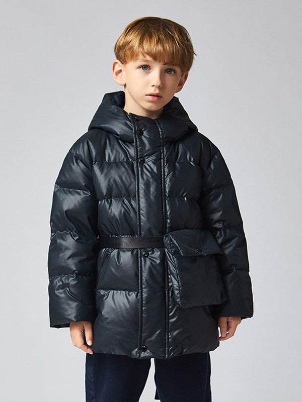 MITTI2020秋冬季黑色宽松羽绒服