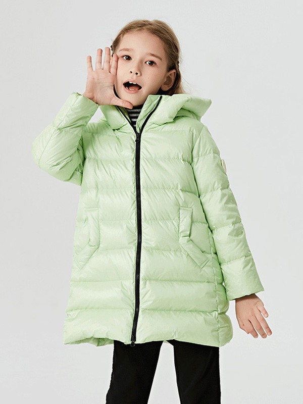MITTI2020秋冬季绿色宽松羽绒服