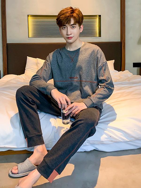 芬逸2020秋冬季灰色家居服