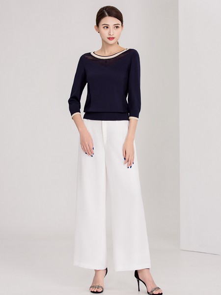 迪丝爱尔2020春夏季黑色纯色上衣