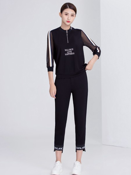 迪丝爱尔2020春夏季黑色字母套装