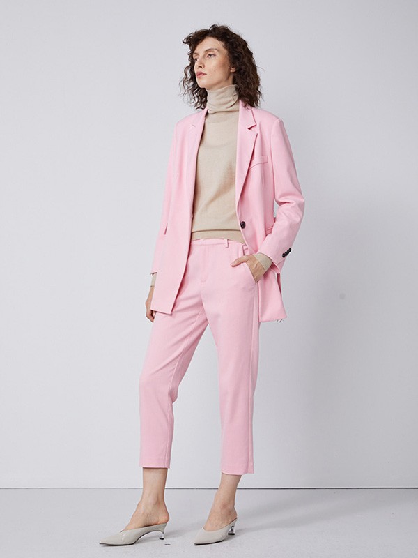 真我永恒2020秋冬季杏色高领打底衫