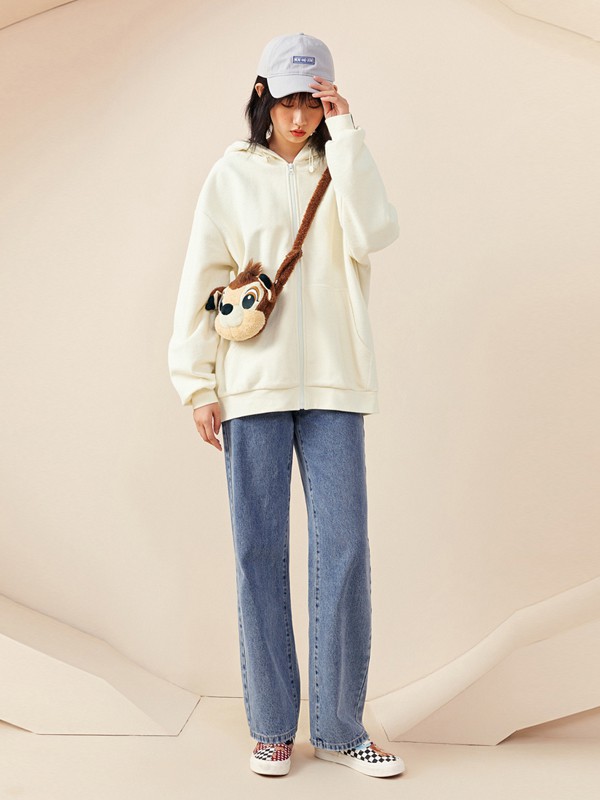 太平鸟2020秋冬季白色纯色外套