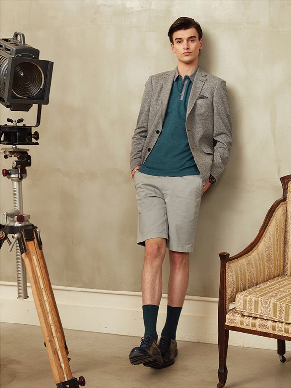 G2000休闲装2020秋冬季灰色纯色外套