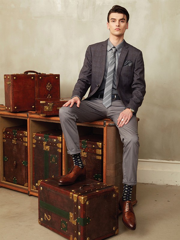 G2000休闲装2020秋冬季咖啡色格子外套