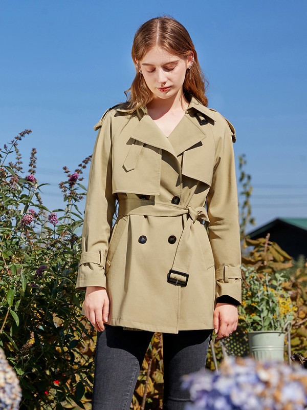 春美多2021春季绿色纯色外套