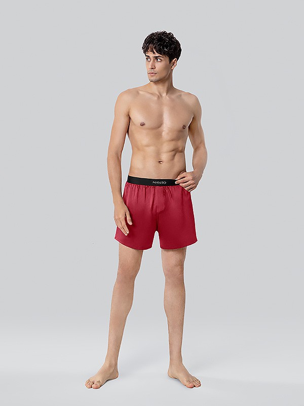 曼尼陀2021春夏季红色时尚内衣