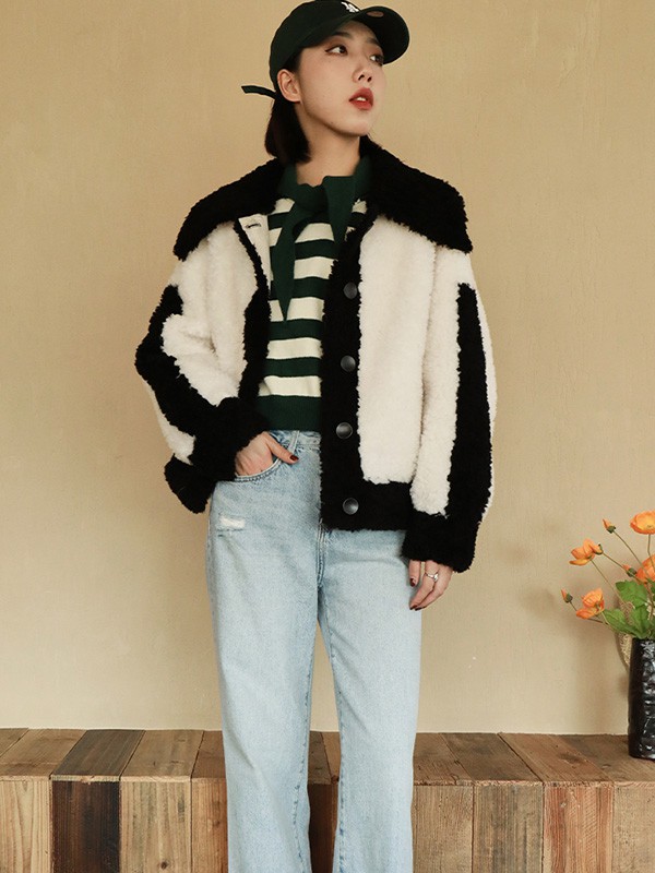 西町村屋2021秋冬季浅蓝色纯色长裤