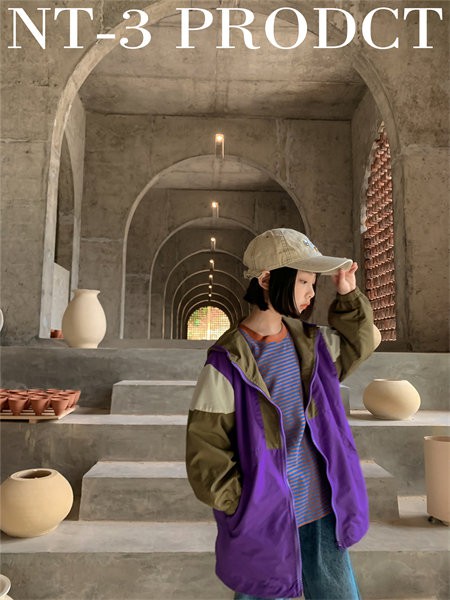 拾恩初＆番薯片2021春夏季拼色纯色外套