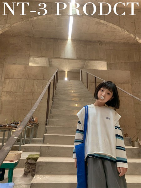 拾恩初＆番薯片2020秋冬季白色印花T恤