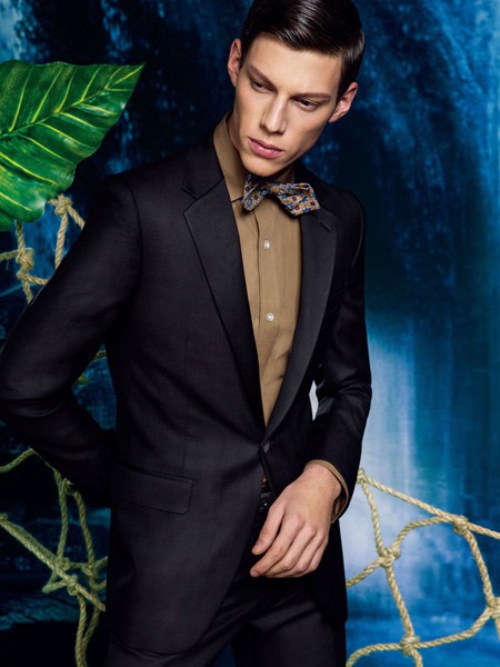 博布莱斯男装2021秋冬季黄色纯色衬衫