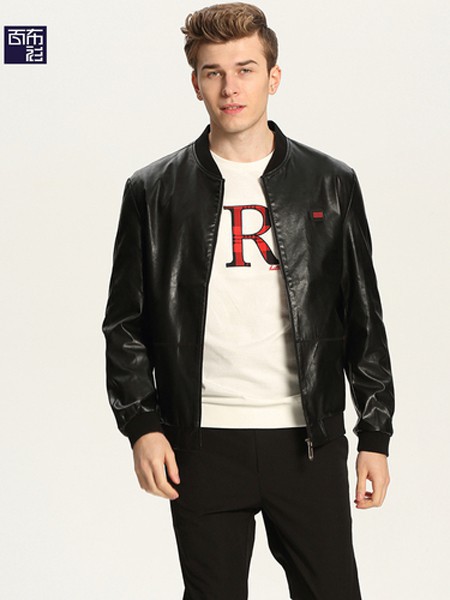 百布衫男装2021秋冬季白色印花T恤