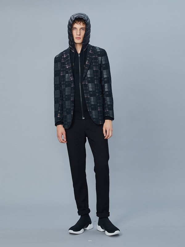 洛德利格2021秋冬季黑色纯色长裤