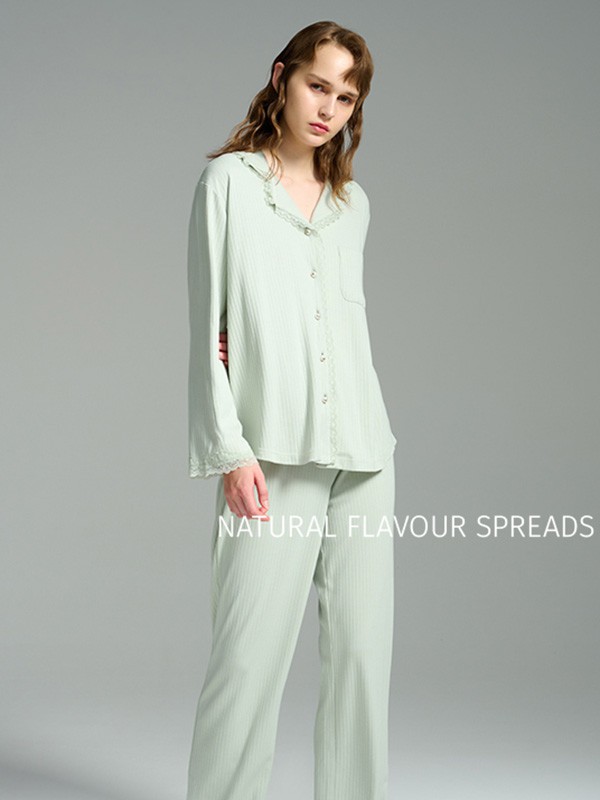 PONYO2021秋冬季绿色家居服