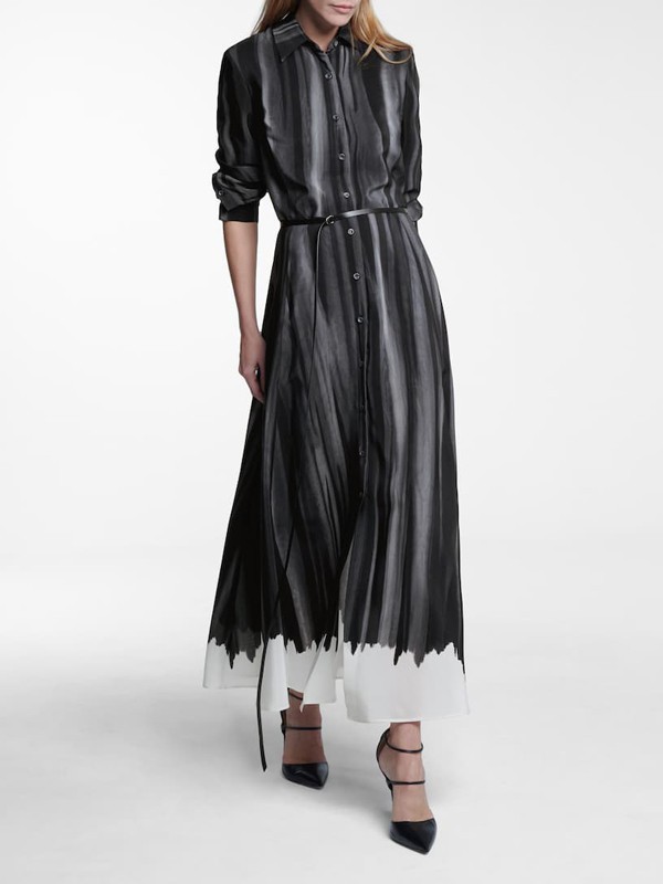 Mytheresa2021秋冬季黑色蕾丝连衣裙