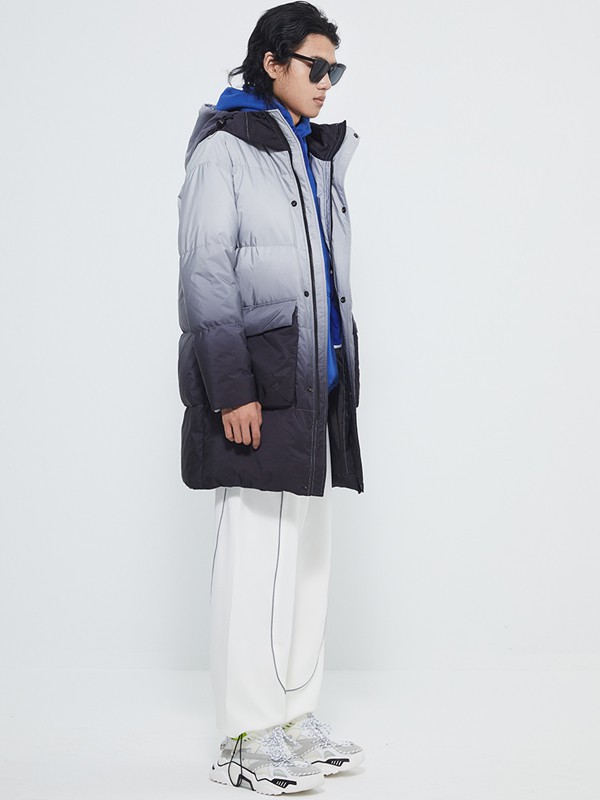 甲子三组2021秋冬季拼色撞色羽绒服