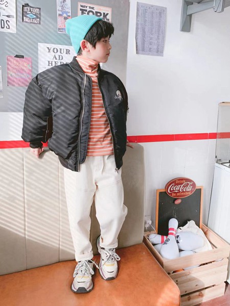 妙优2021秋冬季白色纯色长裤