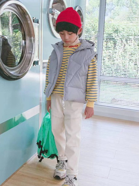 妙优2021秋冬季白色纯色长裤