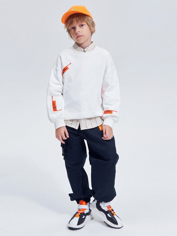 卡宾2021秋冬季白色印花T恤