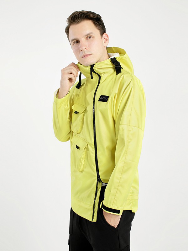 ​KRIPS休闲装2021秋冬季黄色高领外套