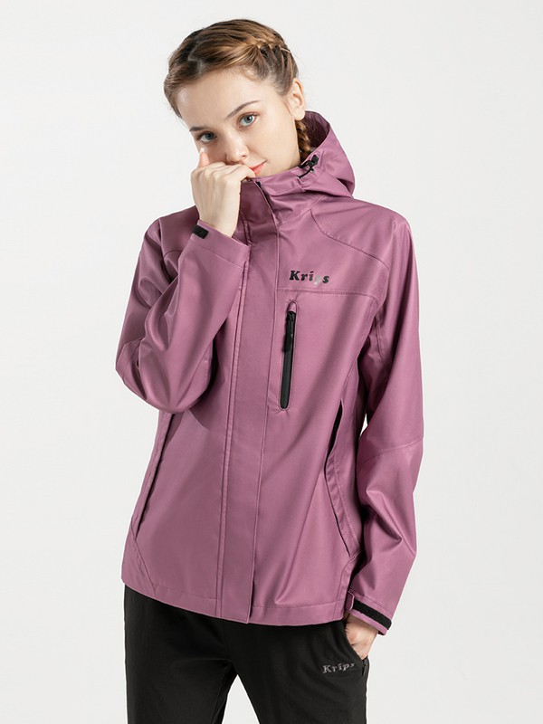 ​KRIPS休闲装2021秋冬季粉色高领外套