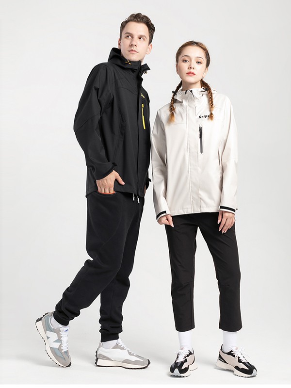 ​KRIPS休闲装2021秋冬季白色印花外套