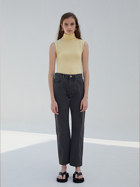 apMStyle女装2022春夏季黄色纯色背心