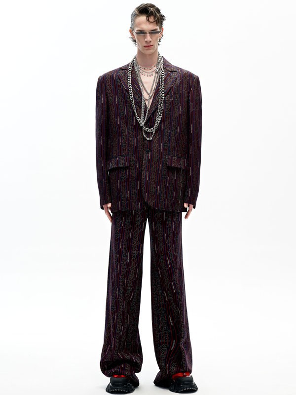 ​angelChen女装2021秋冬季棕色纯色西装