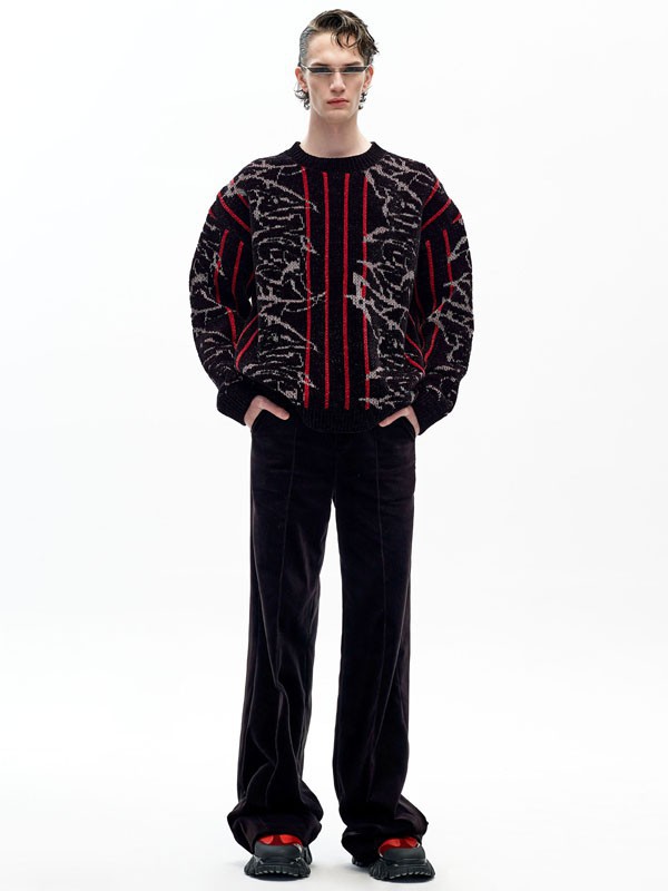 ​angelChen女装2021秋冬季黑色纯色阔腿裤