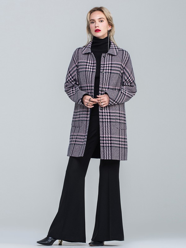 昭奈华裕女装2021秋冬季黑色纯色喇叭裤