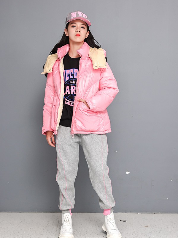 糖果布丁2021秋冬季黑色字母T恤