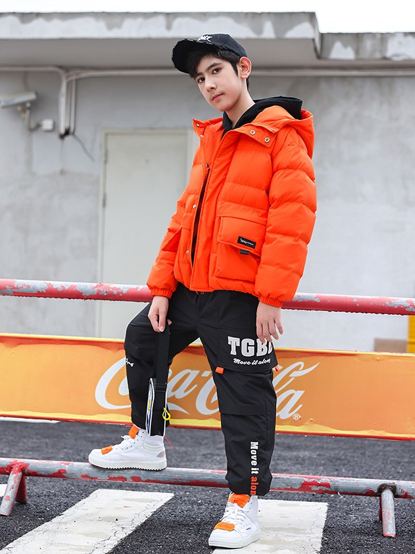 糖果布丁2021秋冬季黑色字母长裤