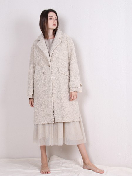 简抒2022春夏季白色纯色长裙