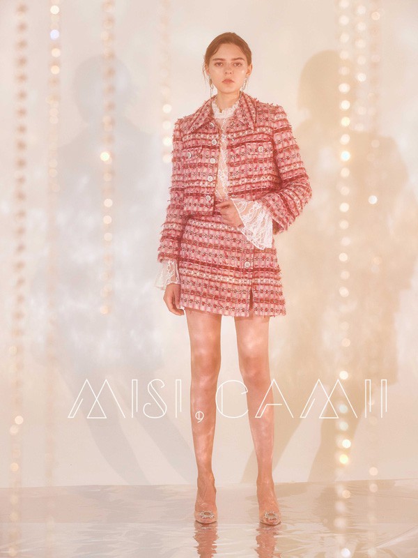 Misi2022春夏季粉色印花套装