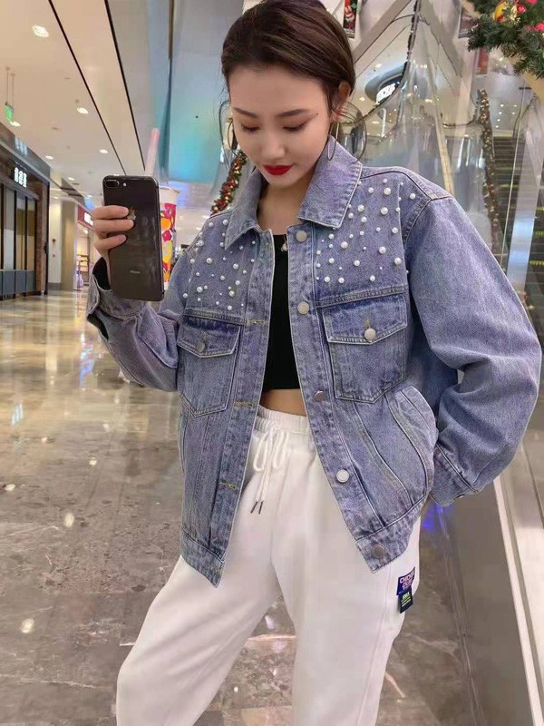 融恋女装2022春夏季白色印花长裤