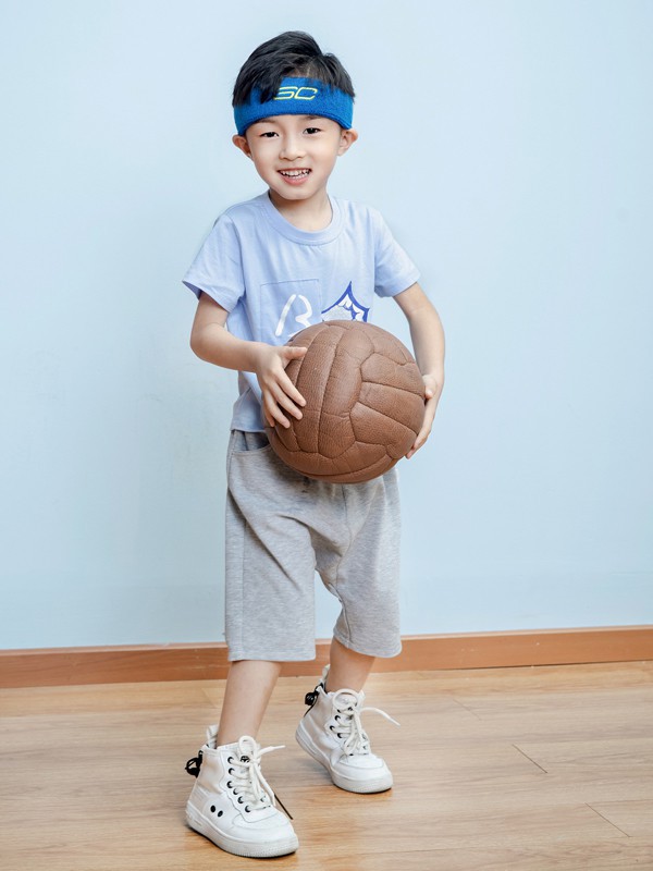 宝贝巴迪童装2022春夏季灰色纯色短裤