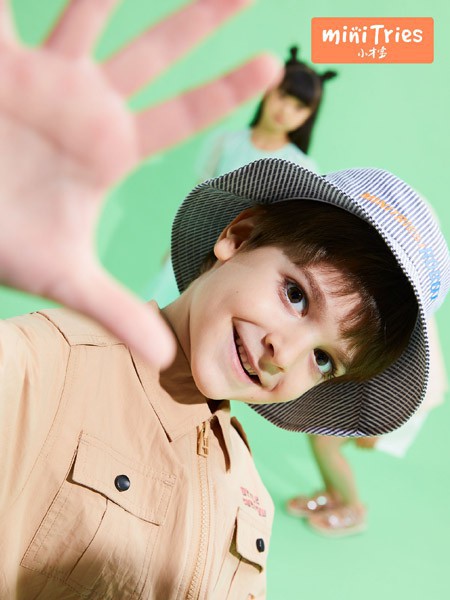 Minitries2022春夏季卡其色纯色衬衫